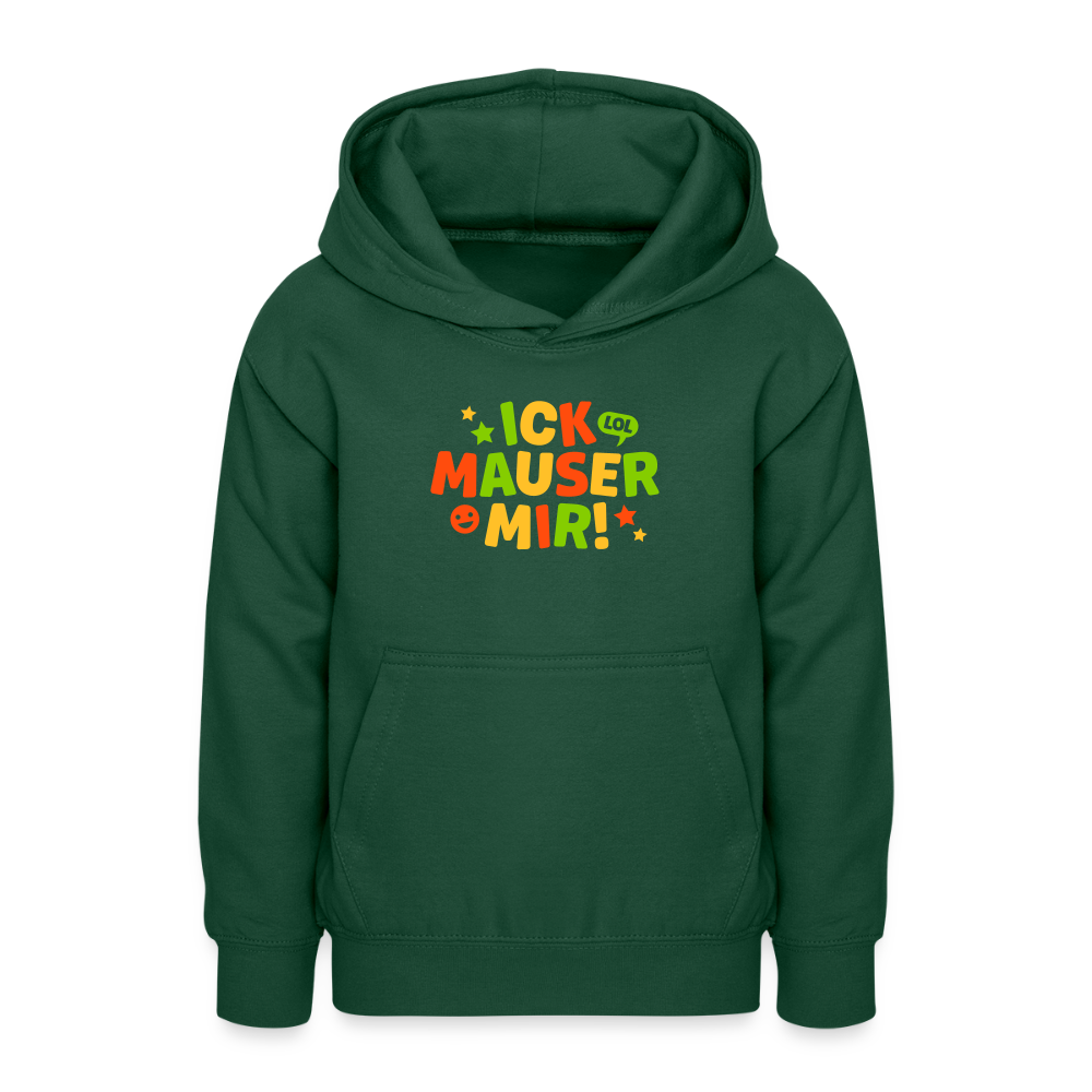 ick mauser - Teenager Hoodie - Flaschengrün
