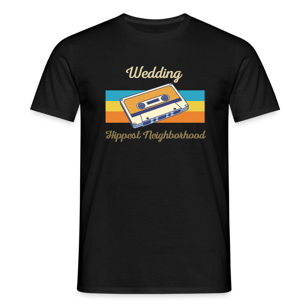 Wedding Hippest Neighborhood - Männer Premium T-Shirt - Schwarz