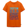 Treptow Planet Earth - Teenager Premium T-Shirt - Orange