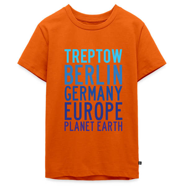 Treptow Planet Earth - Teenager Premium T-Shirt - Orange 
