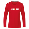 Jewieft! - Frauen Sport Langarmshirt - Rot