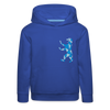 Berliner Bär Geometrie - Kinder Premium Hoodie - Royalblau