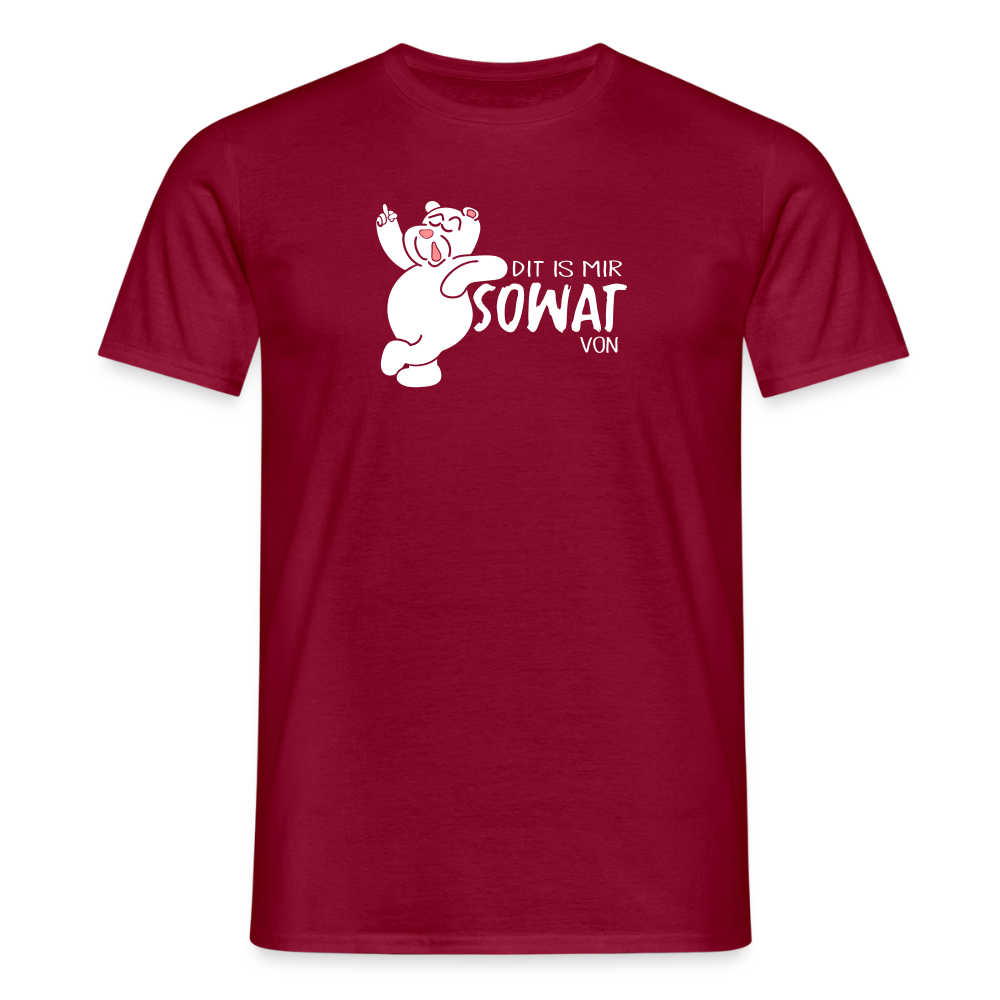 Dit is mir sowat von - Männer Premium T-Shirt - Ziegelrot