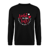 Liebe in der Luft! Berliner Luft! - Unisex Pullover - Schwarz