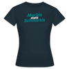 Muckis statt Schnuckis - Frauen Premium T-Shirt - Navy