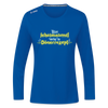 Bin jeheimnisvoll wie'n Dönerrezept. - Frauen Sport Langarmshirt - Royalblau