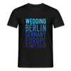 Wedding Planet Earth - Männer Premium T-Shirt - Schwarz