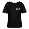 Dit is dufte - Relaxed Rundhals Frauen Bio-T-Shirt - Schwarz