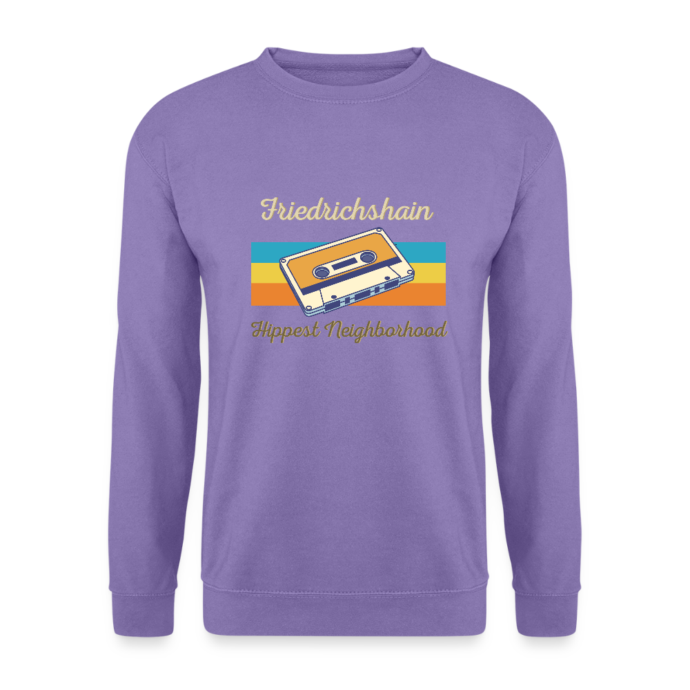 Friedrichshain Hippest Neighborhood - Unisex Pullover - Lavendel
