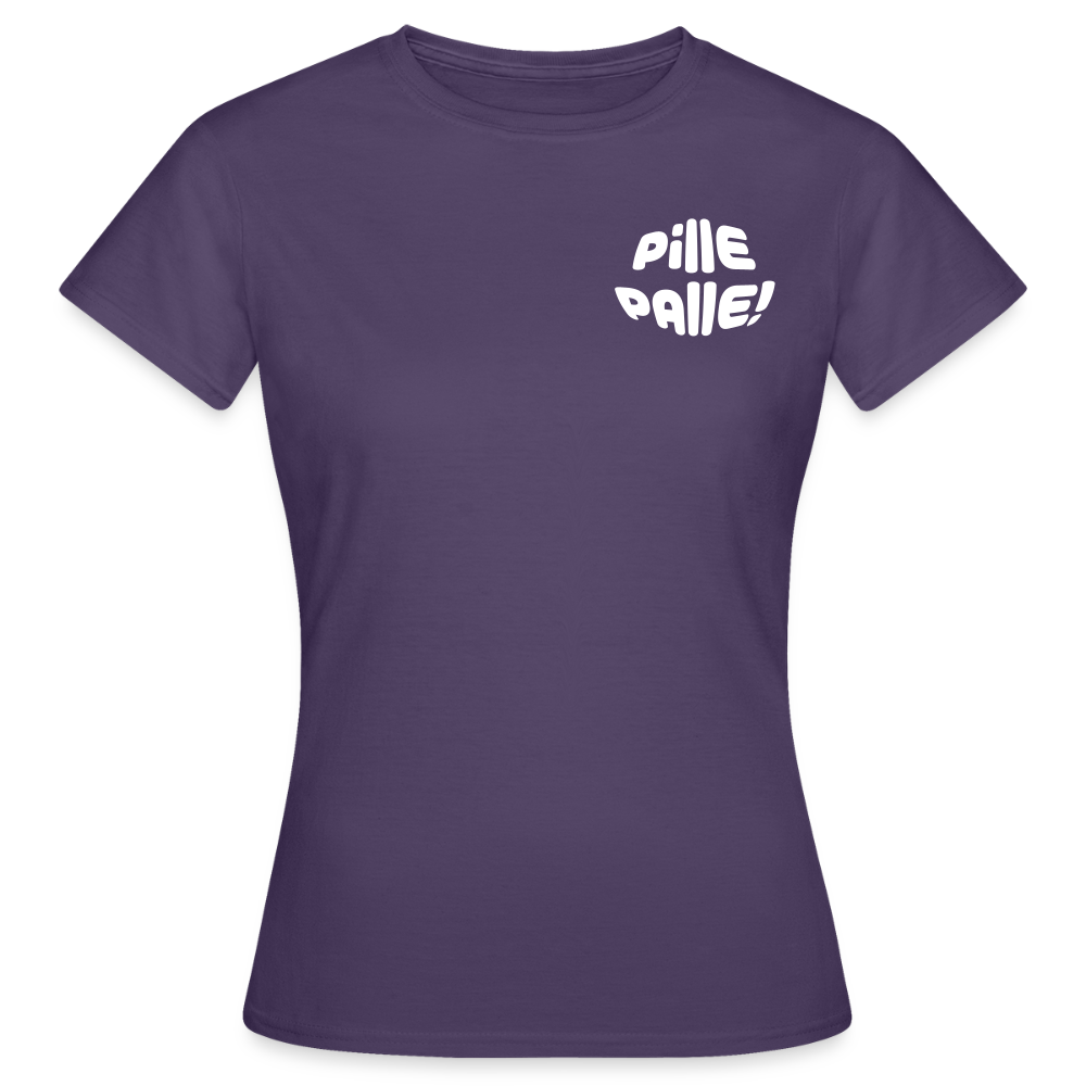 Pille Palle - Frauen Premium T-Shirt - Dunkellila