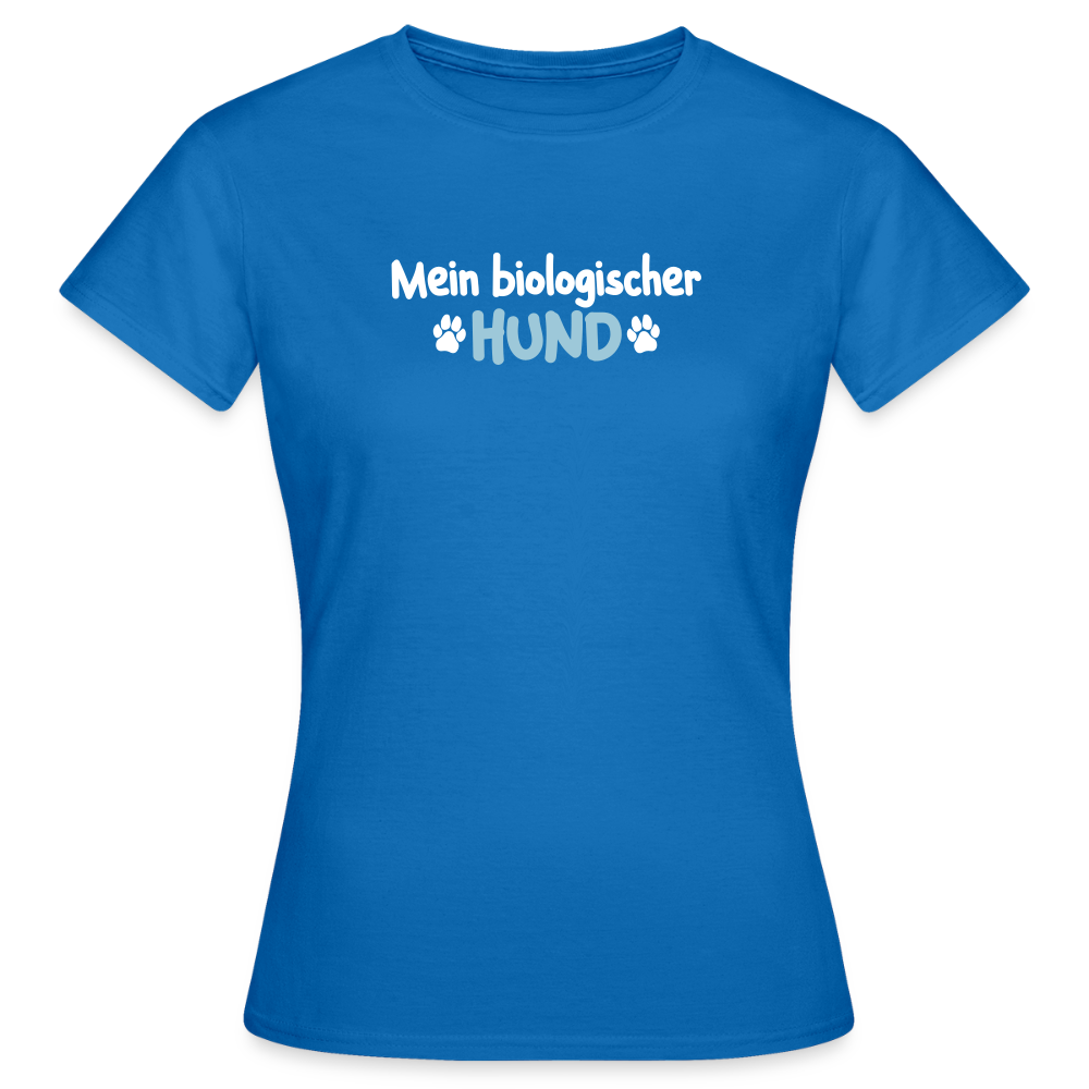 Mein biologischer Hund. - Frauen Premium T-Shirt - Royalblau