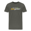 Leben, keen Biergarten! - Männer Premium T-Shirt - Asphalt