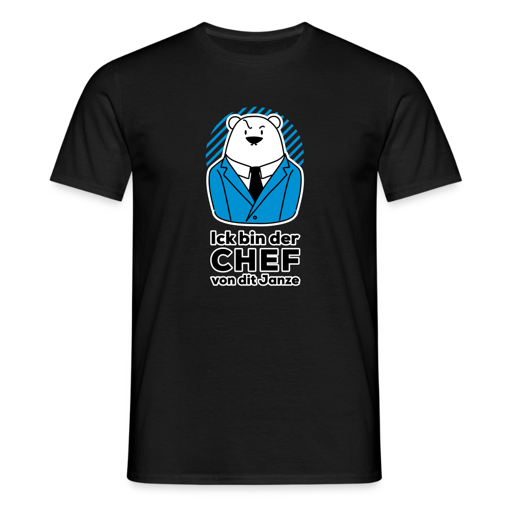 Chef - Männer Premium T-Shirt - Schwarz