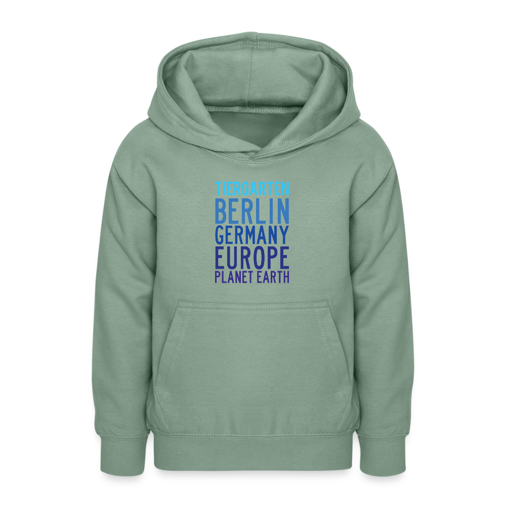 Tiergarten Planet Earth - Teenager Hoodie - Graugrün