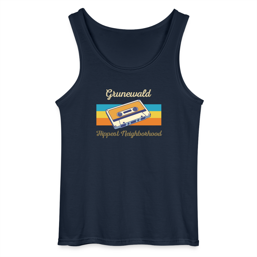 Grunewald Hippest Neighborhood - Männer Tank Top - Navy