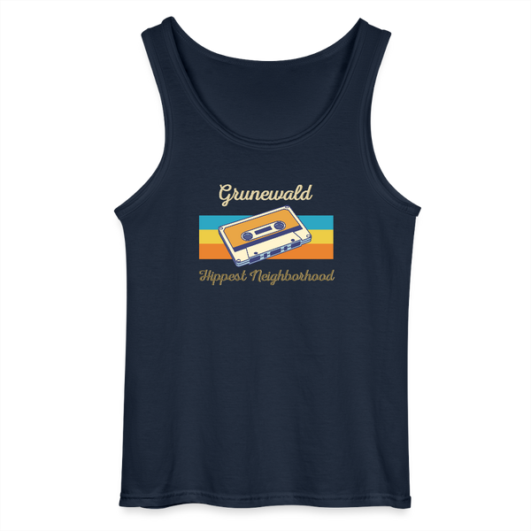 Grunewald Hippest Neighborhood - Männer Tank Top - Navy