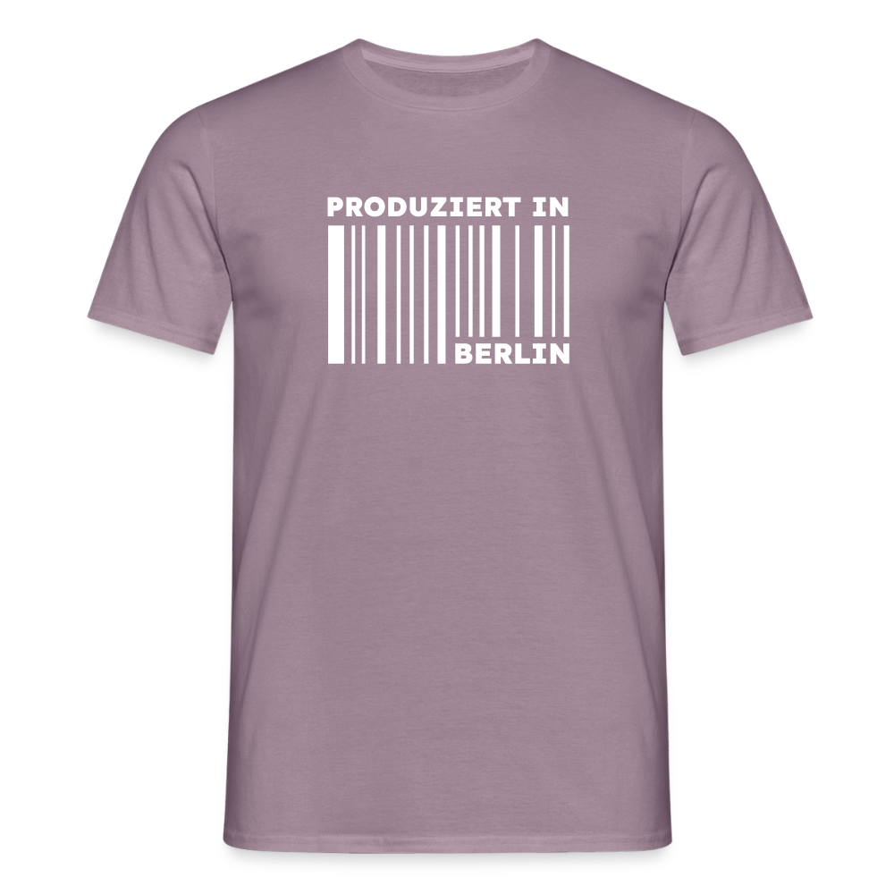 PRODUZIERT IN BERLIN - Männer Premium T-Shirt - Lilagrau