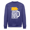 Ick kieke, staune, wunda mir, wie'n kühles Bier jefällt mir hier - Unisex Bio Sweatshirt - Dämmerung