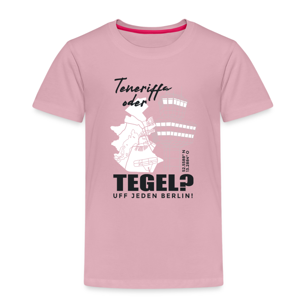 T-Shirt mit Teneriffa oder Tegel Motiv und Bezug zu Tegel.
