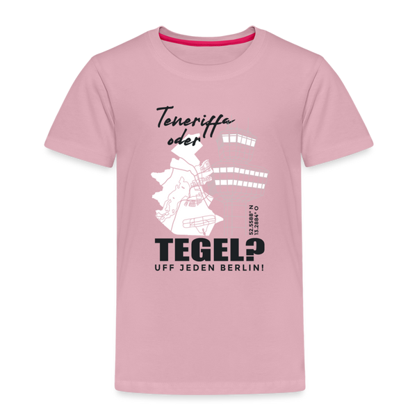 T-Shirt mit Teneriffa oder Tegel Motiv und Bezug zu Tegel.