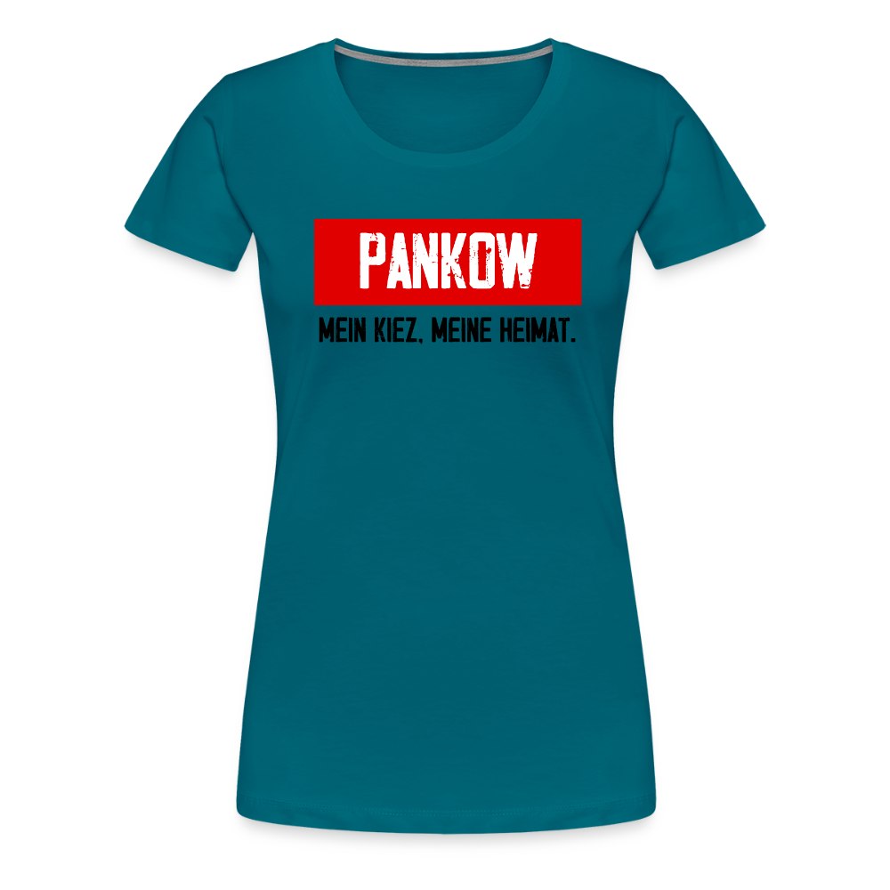 Mein Kiez meine Heimat - Frauen Premium T-Shirt - Divablau