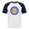 Pankow Retro - Männer Baseball T-Shirt - Weiß/Navy