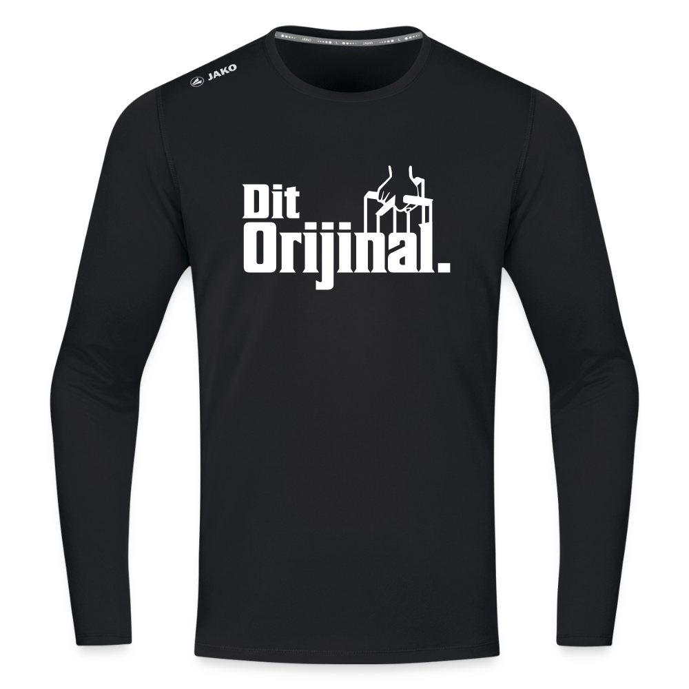 Dit Orijinal - Männer Sport Langamshirt - Schwarz