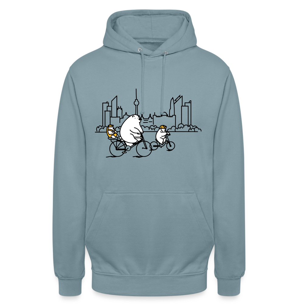Fahrradtour Berlin - Unisex Hoodie - Nebelblau