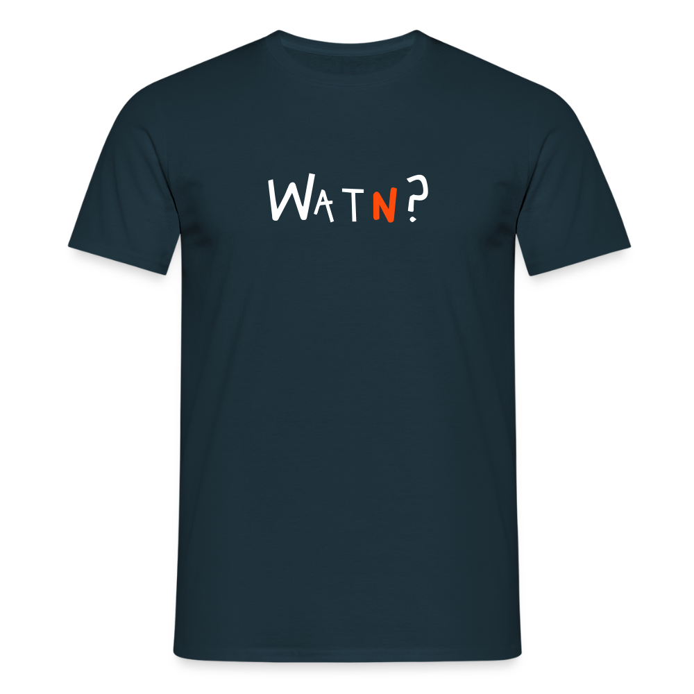 WATN? - Männer Premium T-Shirt - Navy