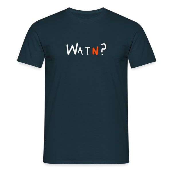 WATN? - Männer Premium T-Shirt - Navy