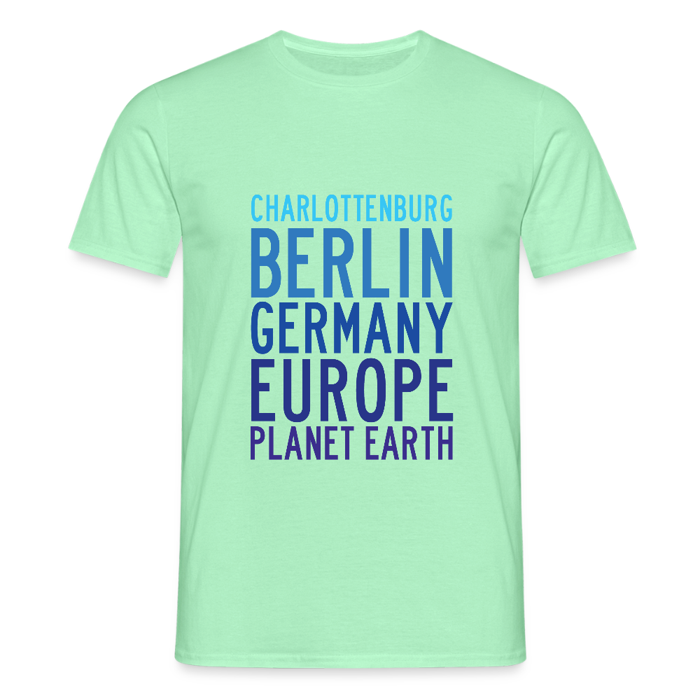 Charlottenburg - Earth - Männer Premium T-Shirt - Mintgrün