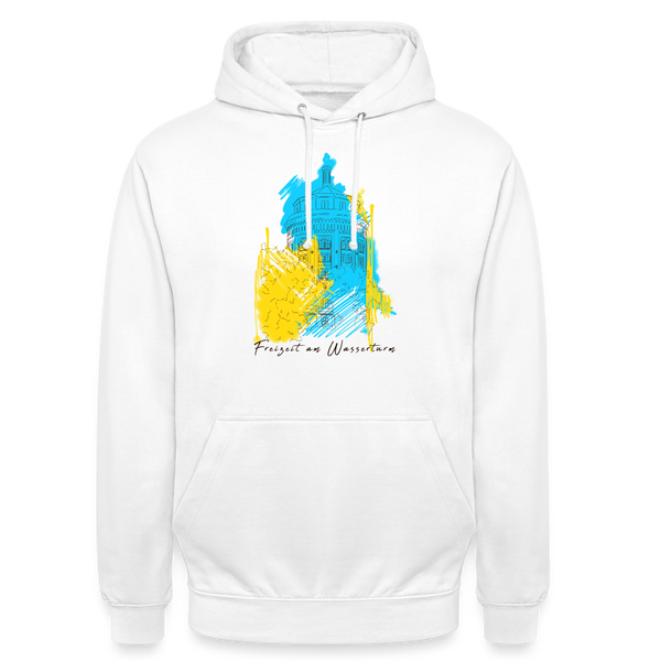 Freizeit am Wasserturm - Unisex Hoodie - Weiß