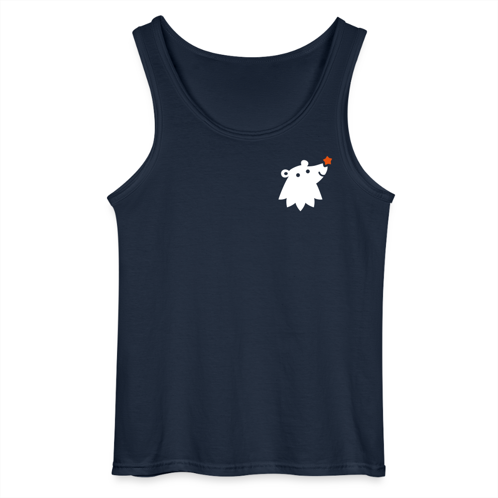 Schnauze Bär - Männer Tank Top - Navy