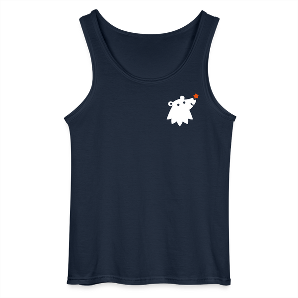 Schnauze Bär - Männer Tank Top - Navy