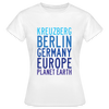 Kreuzberg - Planet Earth - Frauen Premium T-Shirt - Weiß