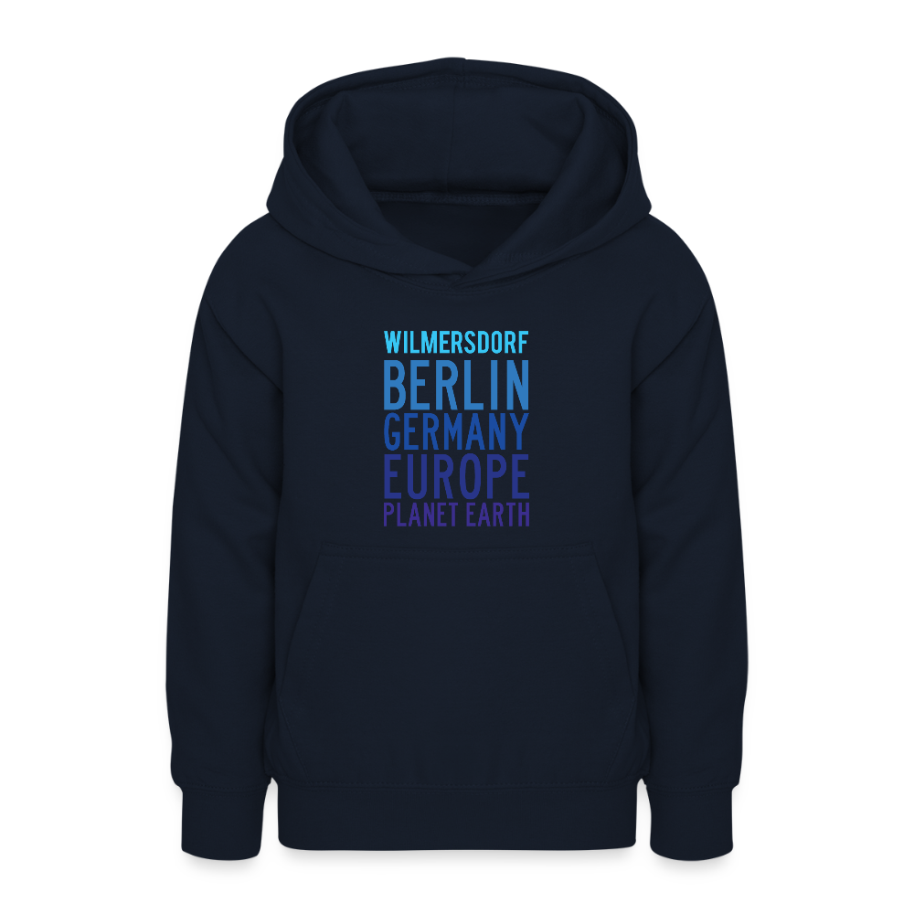 Wilmersdorf Planet Earth - Teenager Hoodie - Navy