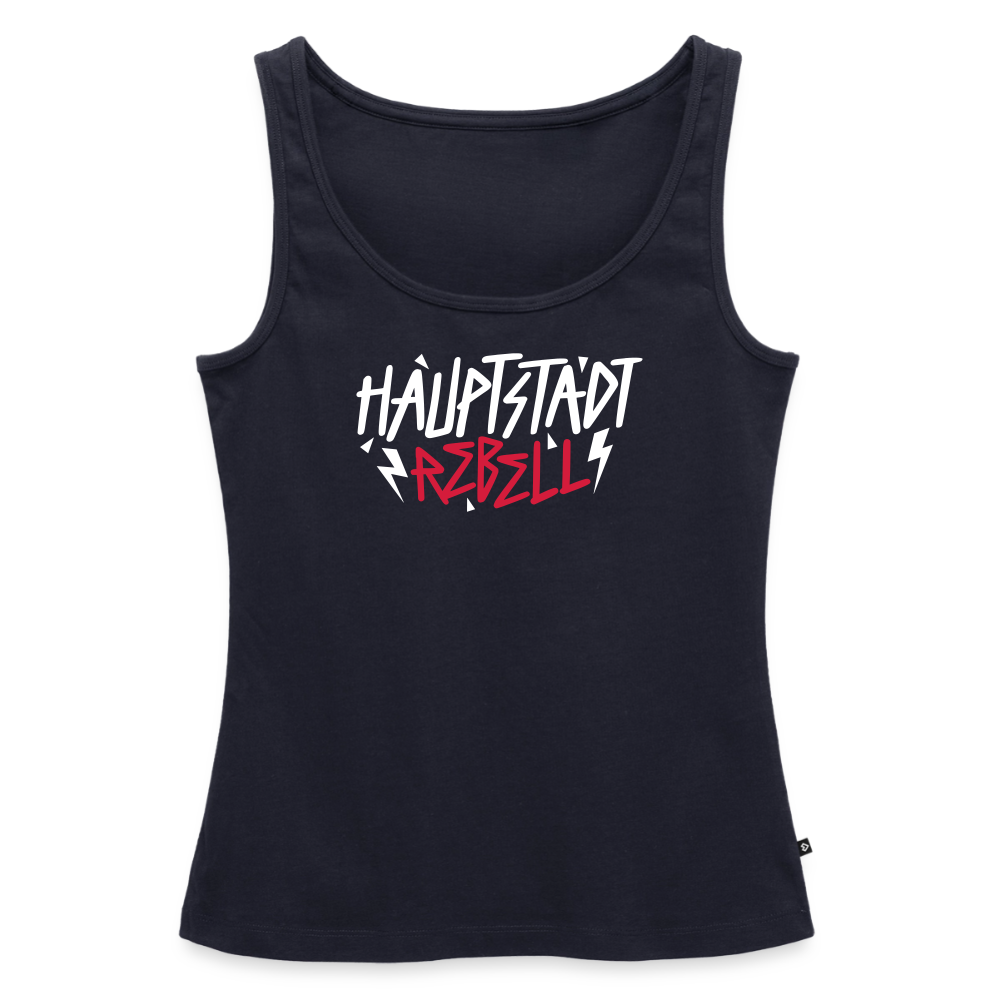 Haupstadt Rebell - Frauen Bio Tank Top - Navy