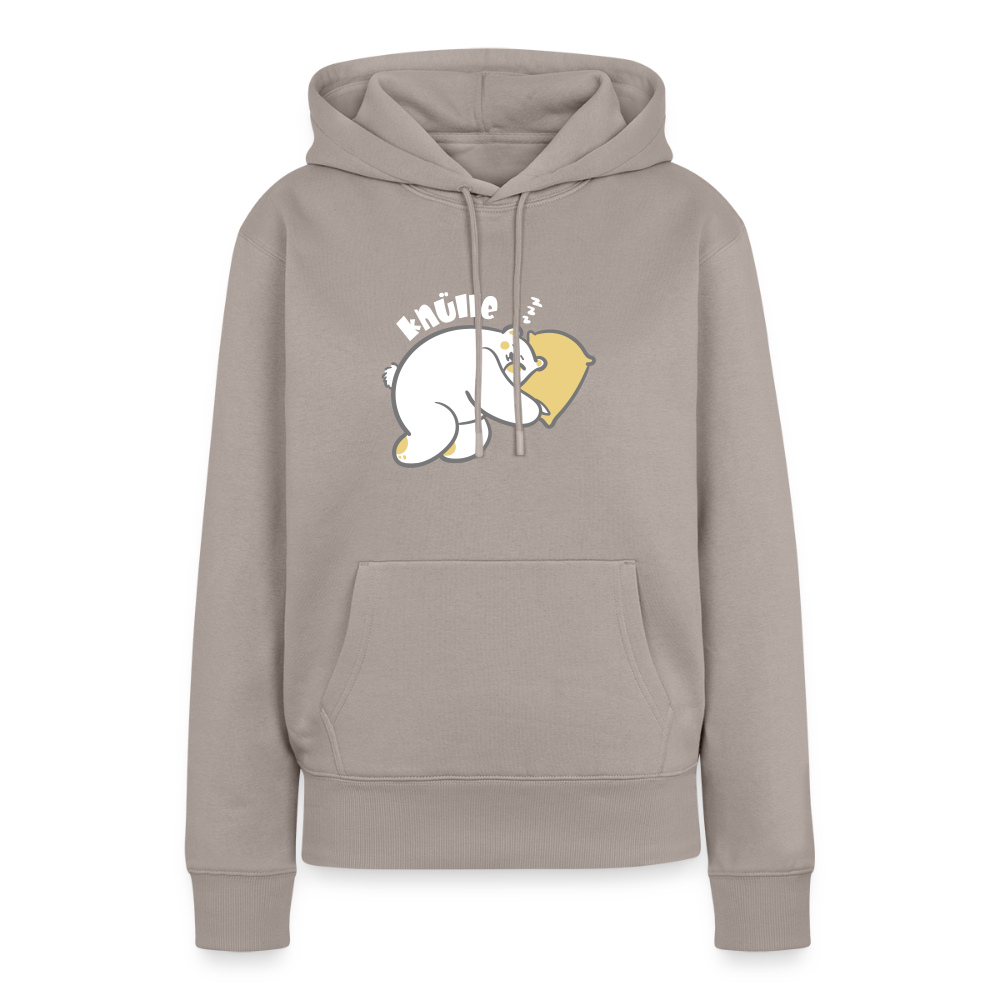Knülle - Frauen Premium Hoodie - Taupe