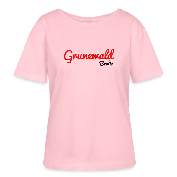 Grunewald Berlin - Relaxed Rundhals Frauen Bio-T-Shirt - Hellrosa