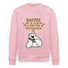 Kaffee motiviert - Unisex Bio Sweatshirt - Hellrosa