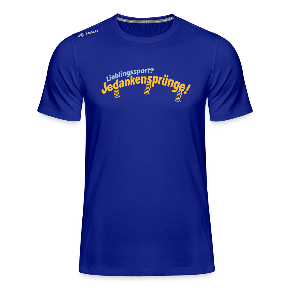 Lieblingssport? Jedankensprünge! - Männer Sport-Shirt - Royalblau