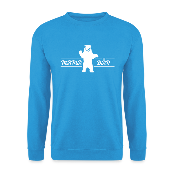 Mama Bär  - Unisex Pullover - Meeresblau