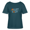 Allet Easy! - Relaxed Rundhals Frauen Bio-T-Shirt - Dunkles Petrol