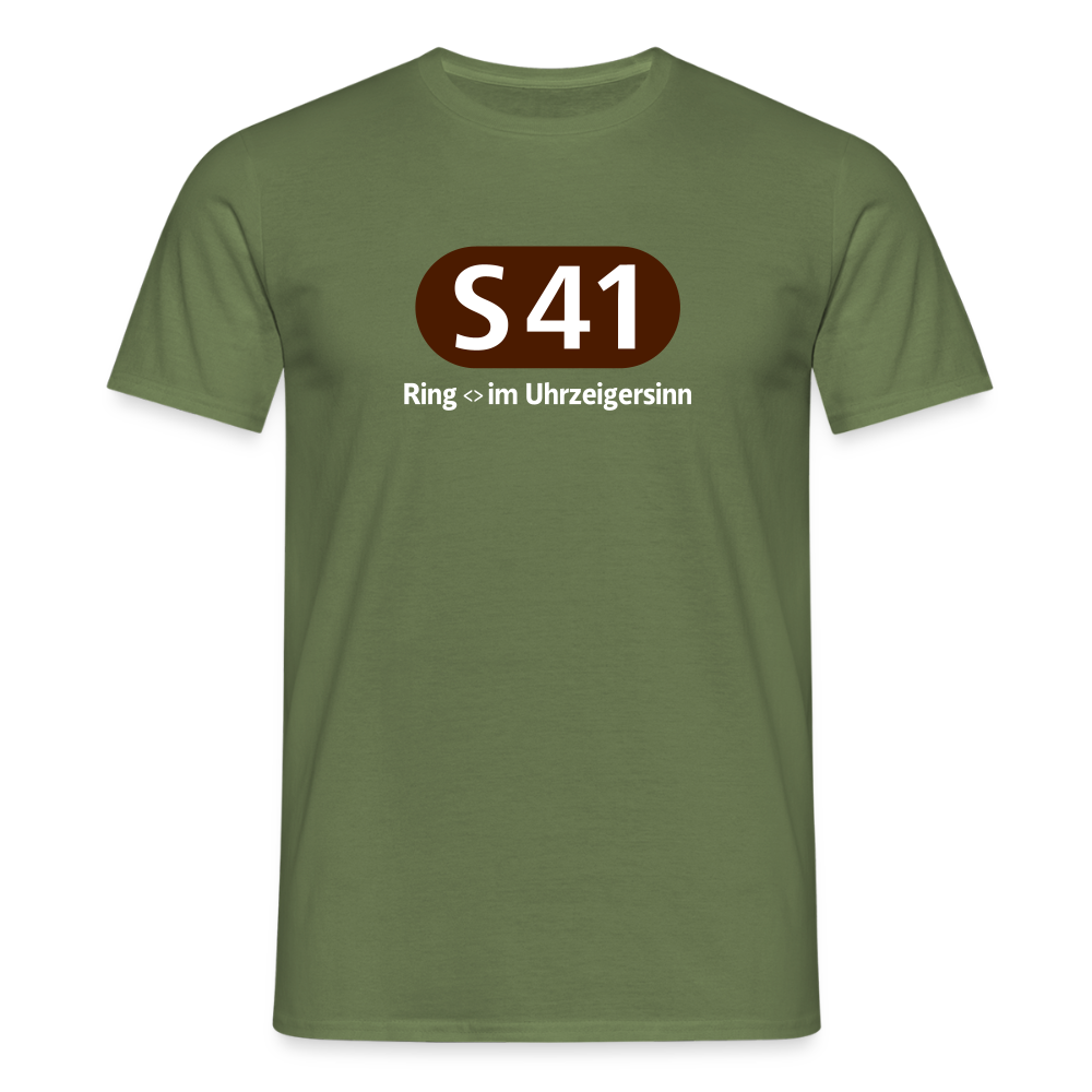 S41 - Männer Premium T-Shirt - Militärgrün