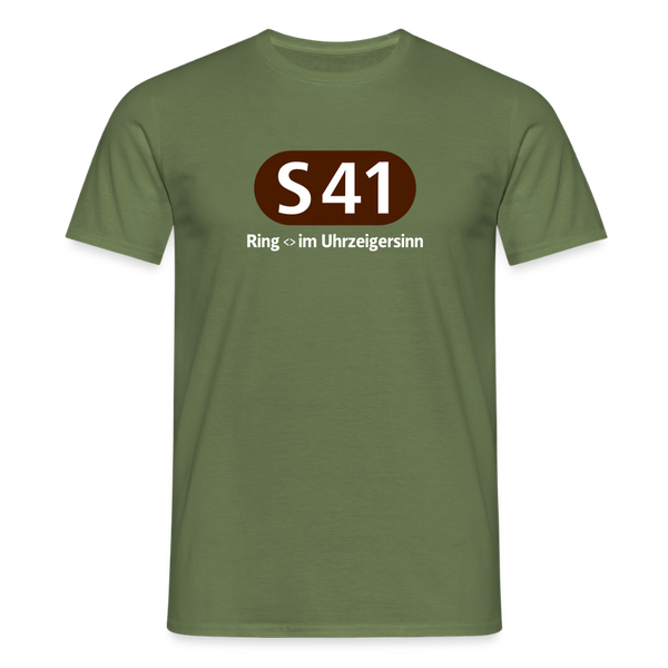 S41 - Männer Premium T-Shirt - Militärgrün