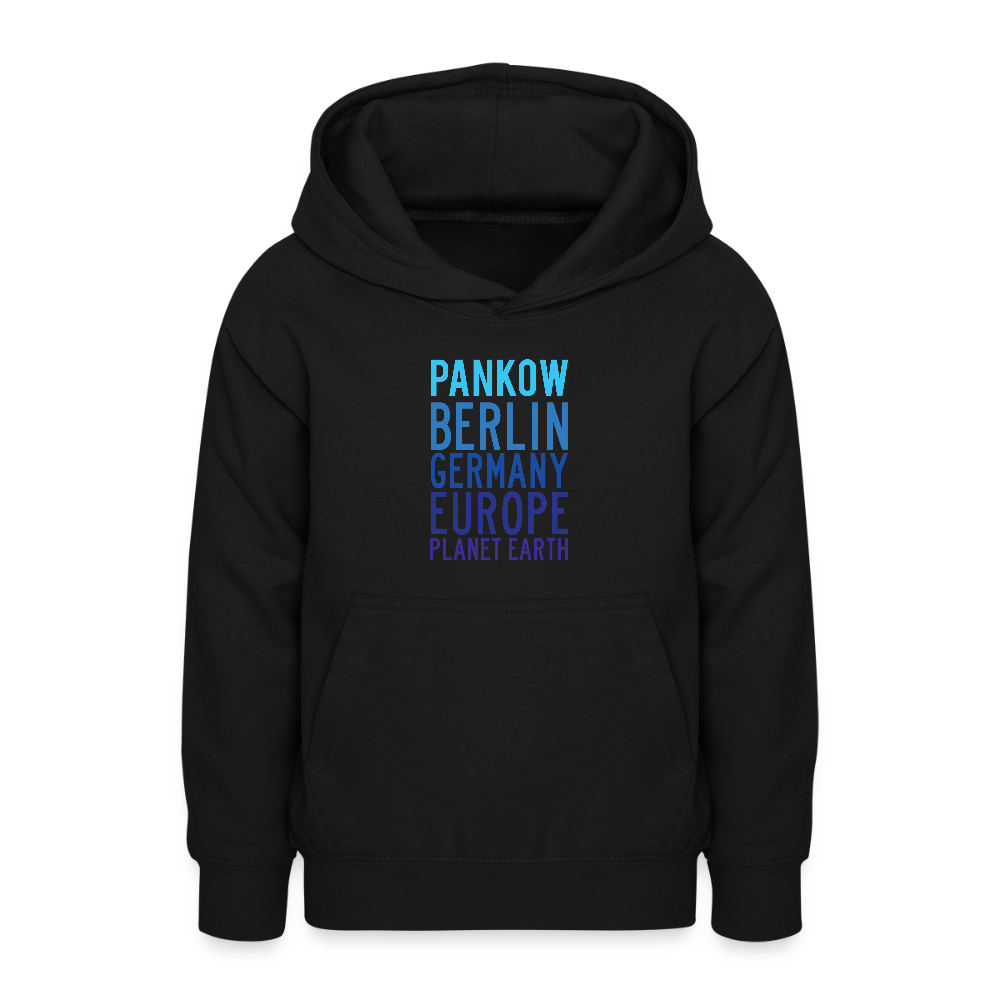 Pankow Planet Earth - Teenager Hoodie - Schwarz