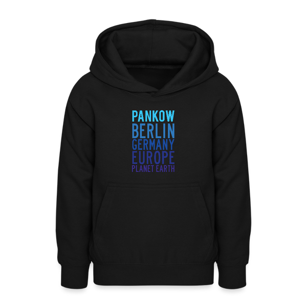 Pankow Planet Earth - Teenager Hoodie - Schwarz