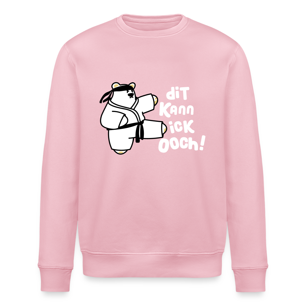 Dit kann ick ooch! - Unisex Bio Sweatshirt - Hellrosa