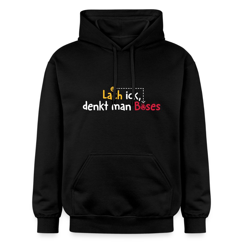 Lach ick, denkt man Böses - Hoodie - Schwarz