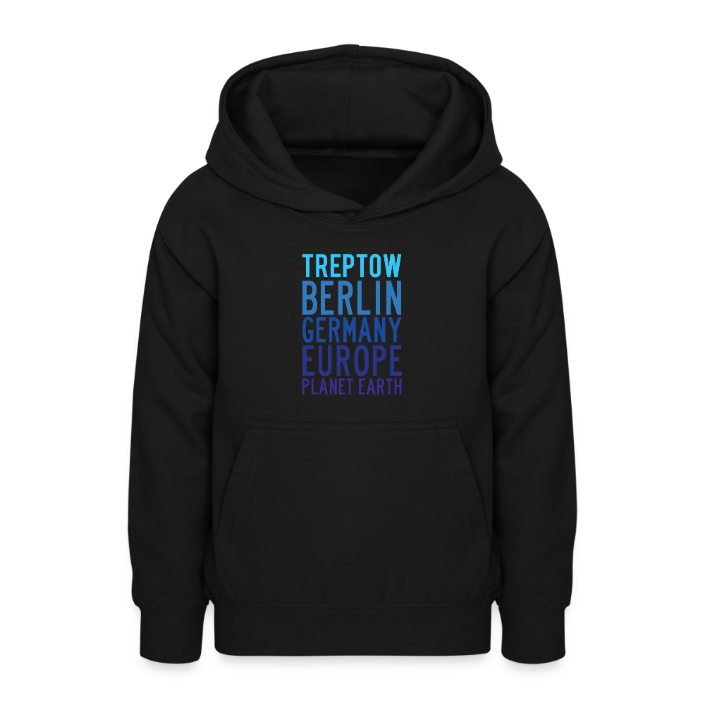 Treptow Planet Earth - Teenager Hoodie - Schwarz